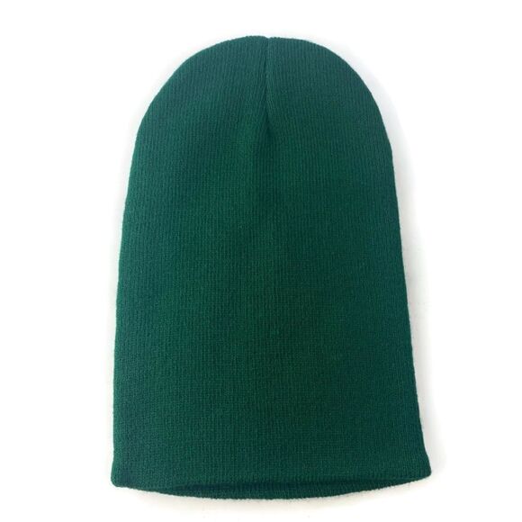 2/$30 FOREST GREEN Unisex Beanie OS - Picture 2 of 3